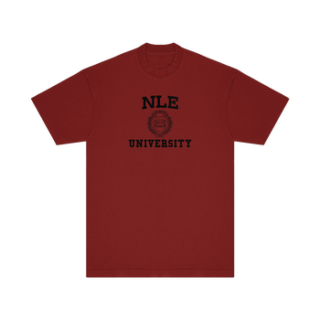 NLE University Maroon T-Shirt