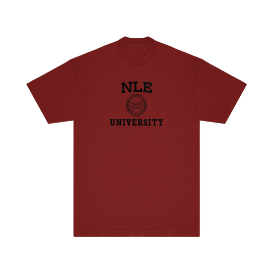 NLE University Maroon T-Shirt
